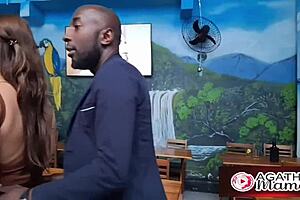 Agatha mama's friendly bar chat turns into hardcore fuck - free!