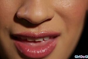 Now get on your knees my lesbian sex toy