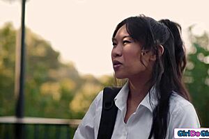 My busty stepmommy stared at my panties and I made my move 😏 we ended up licking each other's pussies in a hot cunilingus session!