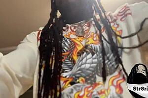 Str8rich fucks sexy redhead ebony teen in ass at wild halloween party in atlanta