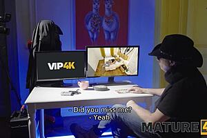 mature4k her cheating obsession gets wild with blonde european wife in stockings at hotel