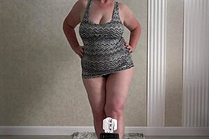 Curvy Mature Wife Tries On Panties And Shorts For Lover On Home Camera