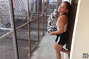 Damn, I fucked my emo aunt in the ass on the balcony with creampie in her big ass and mouth 😏🍑