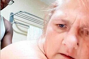 Trailer Park Milf Bathroom Fun with Big Black Cock