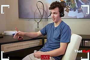 stepson, i'm butt naked right now, are we live? 😏 ivy ireland and josh rivers in a wild 5some.