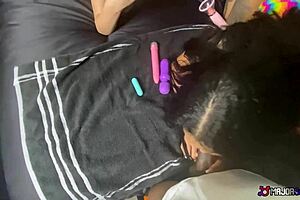 Oh, we're sharing Rome Major's cock, Ava Valentina and Selina Moon, getting kinky as brunettes.