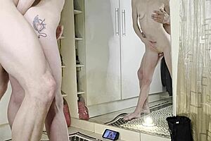 Overwhelmed By Passion As Petite Beauty Gets Fucked Doggystyle In Bathroom