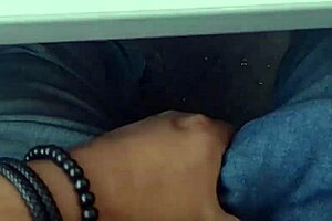 Teacher showed his hard cock in classroom leading to a quick cumshot during the break.