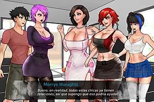 uh confined with goddesses - introducción español with big tits milf ass and teen goddess in athletic fitness big cock monster action