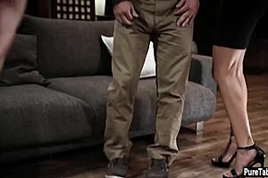 Lying Milf Stepmom And Her Dirty Daughter Get Fucked By Horny Stepson In Taboo Threesome