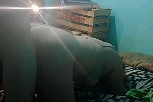 We're doing it doggystyle while streaming on webcam