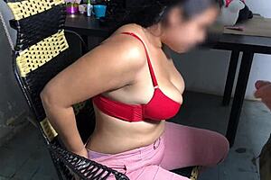 mature woman invites inexperienced young guy she met on social media to her house for sex. he cums inside her big ass pussy.