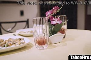 Slutty wife fucks hubby right after fucking waiter in hardcore doggystyle cheating action!