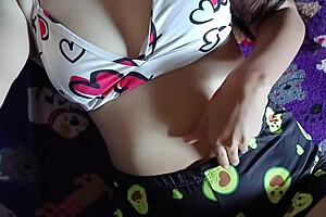 Oh wow, this submissive 18+ cutie in lingerie just craves more and more action 😈