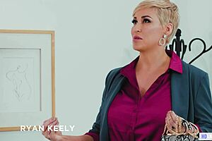 angry lesbian stepmom finds out that her girl uses her own sextoy - chloe cherry ryan keely