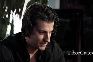 Petite Brunette Air Hostess Engages in Taboo Encounter with Mature Partner in Flight Setting