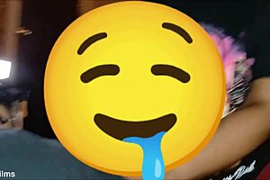 Big booty brown skin girl sucked my dick and made me cum effortlessly while talking dirty 😈🍆💦