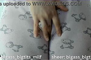 Isn't this latina milf's huge tits and curvy ass perfect for solo pussy play?