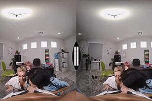 These naughty america interns are banging their bosses hard in the wild office setup