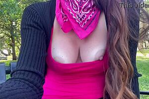 Italian big tits milf artemisia love teases with hot solo outdoor play. She gets naked for big natural tits fetish fun.