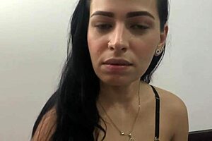 Stepmother gets fucked hard at home with her big ass and curvy body in taboo interracial action.