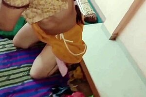 jijaji licked my pussy then put his penis in me while i sat on the chair. it felt so good with that close up action.