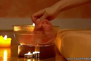 casual massage session leads to lingam manipulation for mature amateur couple