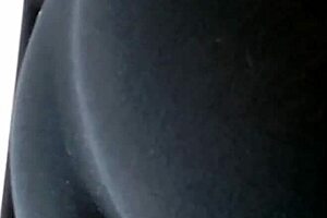 Amateur Latina milf from Colombia or Mexico gives blowjob to friend's boss Oscar while showing off mature homemade ass.