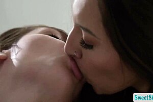 blonde lesbians bella rolland and lily lou dive into pussy licking 69 😏