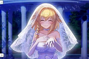 oh man cute sweet girl got fucked by huge cock in hentai game animation