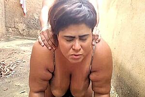 Hey stepmom, wanna get fucked hard in the backyard while neighbors watch your big tits bounce?