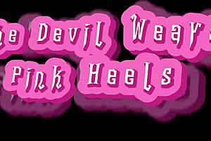 hey, why not watch bleubrutalrose as the devil in pink heels, big ass goth milf in latex with metal dildo?