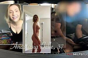 First Time Sex For Milf Anastasia Belle In Her Casting Video With Car Fucking!