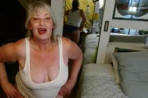 Dawnskye1962 shares update 128 where she poses in tank top and panties for mark's third purchase. It's a curvy hairy pussy pov from sep 21 2025.