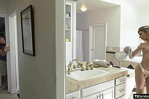 Are you really jerking off to your busty shemale stepmom like this?