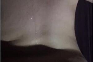 Amateur arab milf with shaved pussy gets her tight asshole fucked hard in interracial action. She ends up as the cumrag covered in hot loads.