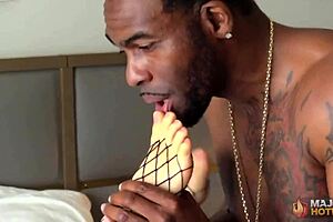 Inked beauty Stella Von Savage gets twat drilled by Rome Major with big cock interracial doggystyle and deepthroat