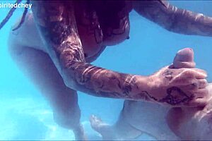 Blonde And Brunette Milfs Dive Into A Steamy Holiday Threesome In The Pool With Big Cock Action?