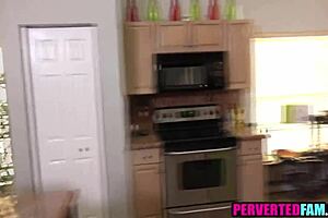 i had no choice but to clean the floor naked as stepmom