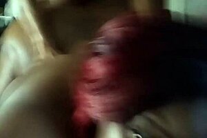 this guy gives backshots to his sexy ass chocolate bbw in homemade ebony doggystyle session with big black cock pounding her fat oiled big ass