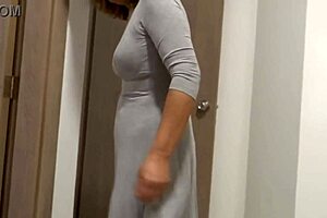 I Lift My Dress to Let My Stepson Jerk Off and Cum