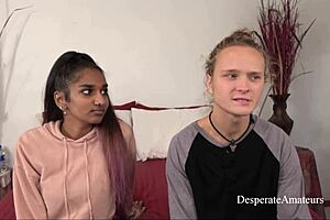 desperate amateur big tit milfs feel wild during rough casting with pussy banging and spitting