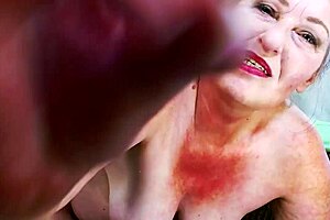 Dawnskye1962 Fingers To Orgasm In Sexy Blue Lace Thong