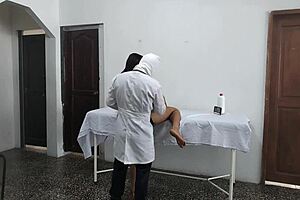 hey doctor, i'm fucking this female patient while her husband waits outside