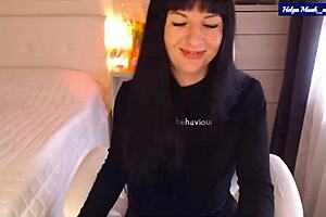 i can't help my bad behaviour in red lingerie with partial strip and ass wiggling tease