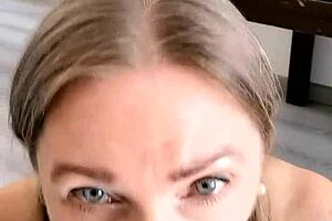 Workplace fantasy with mature milf handling pov roleplay well.