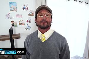 Step-Grandma Craves Spit-Roasting with Juicy Young Dicks