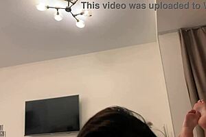 hot milf SUCKED stepson and FINISHED on face