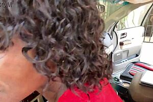 Car Sex Thrills Us After Office Fuck with Cum Everywhere