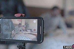 hot latina milf victoria voxxx dressing up as his wife just like he wanted